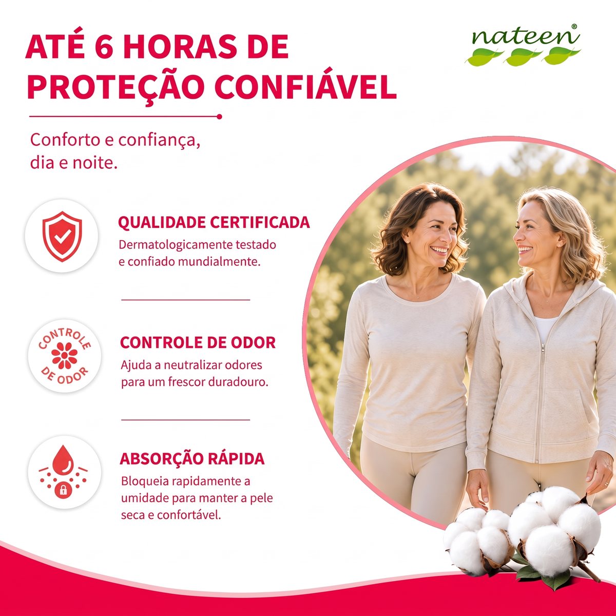 Até 6 horas de proteção